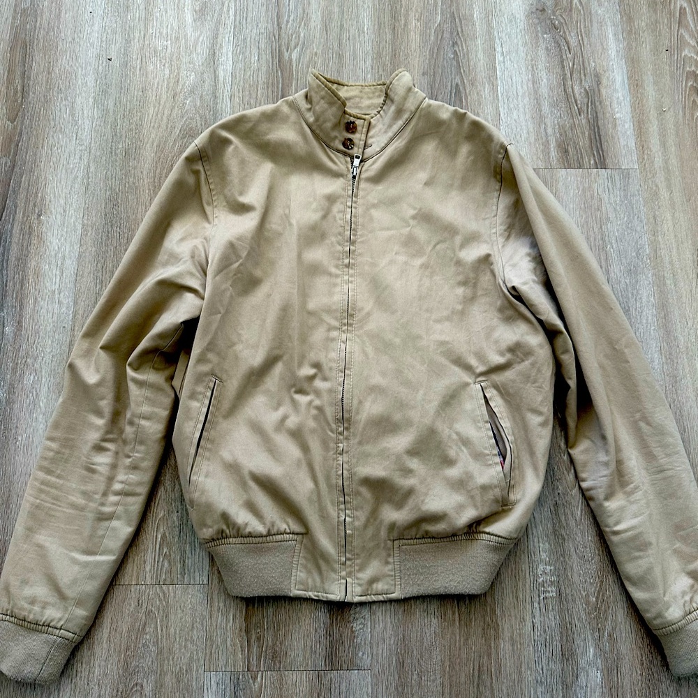 Topman men’s beige bomber jacket